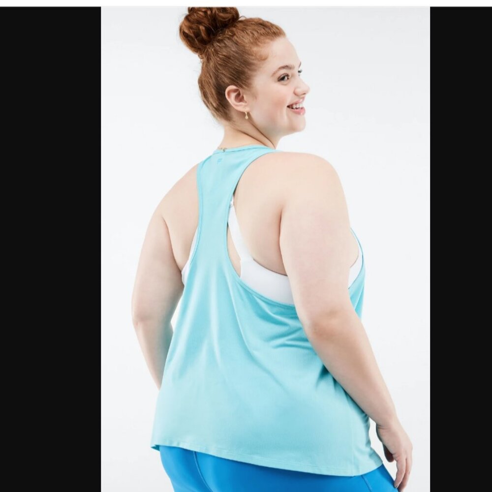 Fabletics Teagan Workout Tank-- Pool - Picture 2 of 3